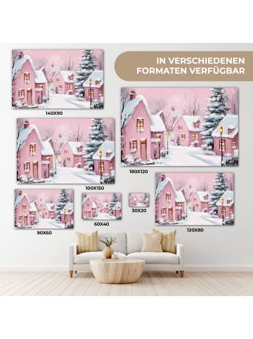 MuchoWow Leinwand Bilder Altrosa