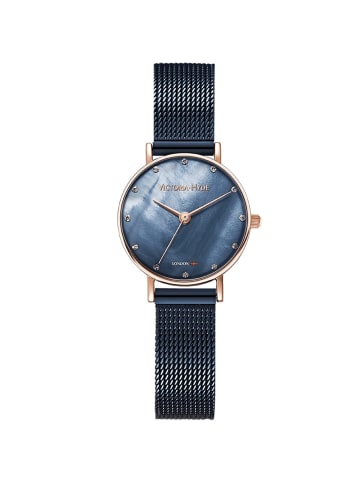 Victoria Hyde London Uhr Loughton Pearl in Blau - (D)26mm