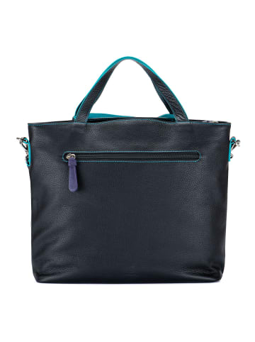 MYWALIT Shopper Tasche Leder 32 cm in black-pace