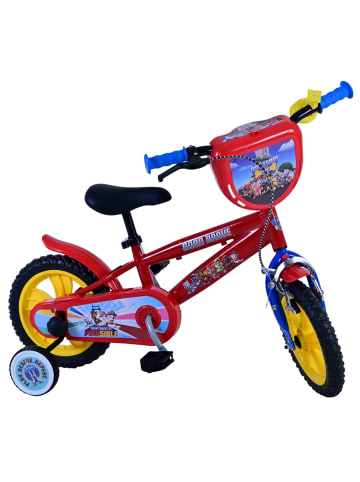 Volare Kinderfahrrad Paw Patrol für Jungen 12 Zoll Kinderrad in Rot Fahrrad 3 Jahre