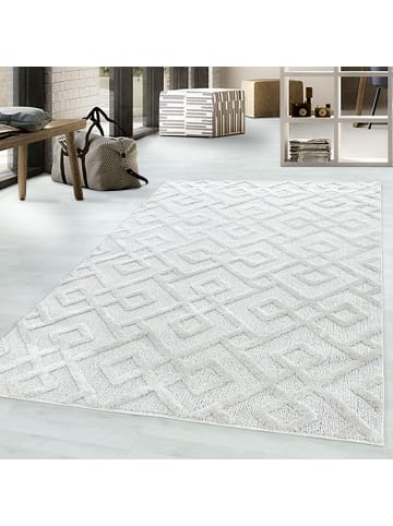 KADIMA DESIGN Teppich Hochflor Hoch-Tief Geometrisch Polypropylen Wohnzimmer