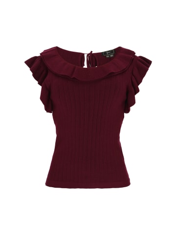 faina Women Sweater in burgundy