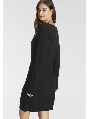 Tamaris Strickkleid in schwarz