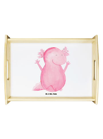 Mr. & Mrs. Panda Küchentablett Axolotl Hurra ohne Spruch in Weiß