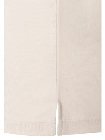 More & More stylishes Kurzarmshirt in powder creme