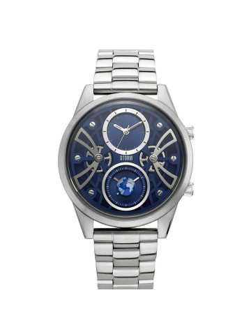 Storm London Uhr "GLOBE-X BLUE 47441/B" in Silber