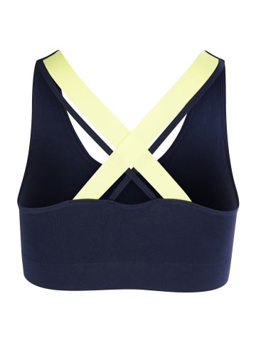 Reebok Crop-Top ALEXA in Vector Navy/Energy Glow