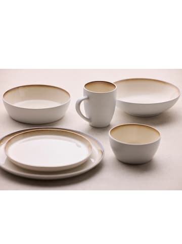 Bitz Teller Gastro in Weiss/Creme