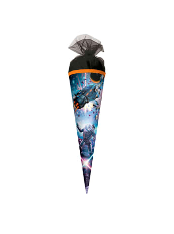 ROTH Geschenk-Schultüte klein Space Fighter 50 cm in Schwarz
