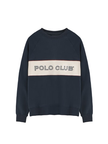 Polo Club Sweatshirt in Navy Blau