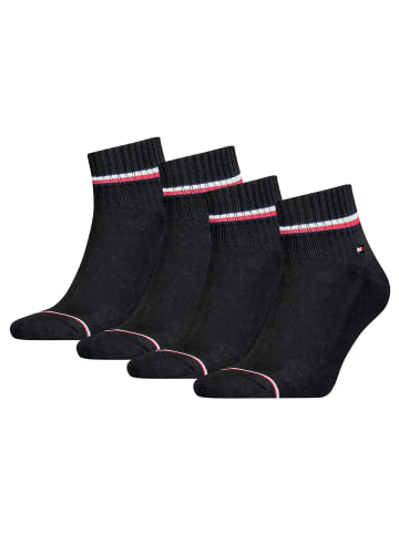 Tommy Hilfiger Socken 4er Pack in Schwarz