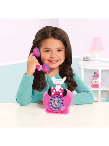 Just Play Disney Junior Minnie Mouse Ring Me Spieltelefon Wählscheibe Licht + Sound 3+