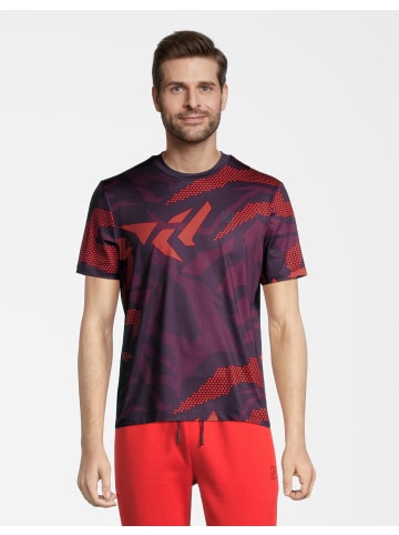 Joy Sportswear T-Shirt Gentleman's Style T-Shirt AOP in plum print 1