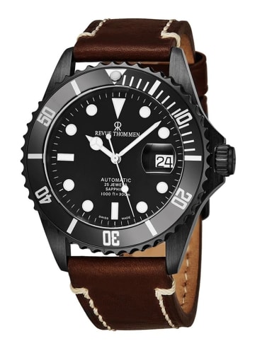 Revue Thommen Analoguhr für Herren in Schwarz