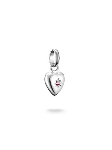 Thomas Sabo Charm-Anhänger in silber, rot