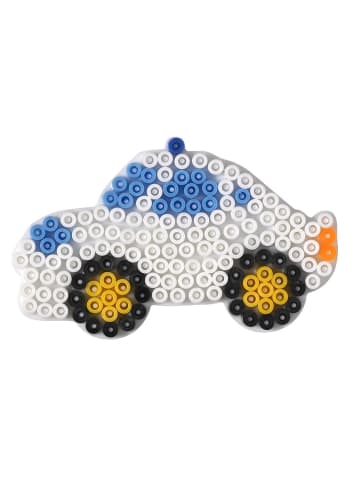 Hama Stiftplatten-Set Fahrzeuge, weiß für Midi-Bügelperlen - ab 5 Jahren