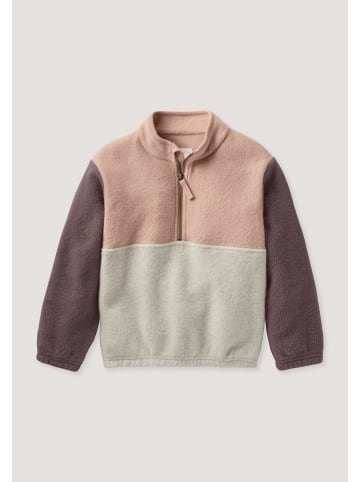 Hessnatur Fleece Sweatshirt in helles terrakotta