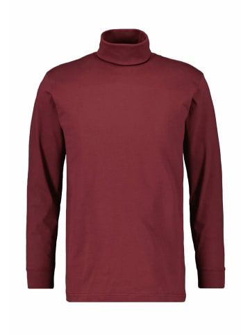 Ragman Rundhals Langarmshirt für Herren in rot