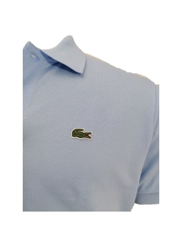 Lacoste Poloshirt halbarm Classic Fit in Azurblau