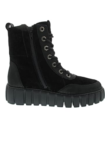 Gabor Comfort Schnürstiefel Schwarz