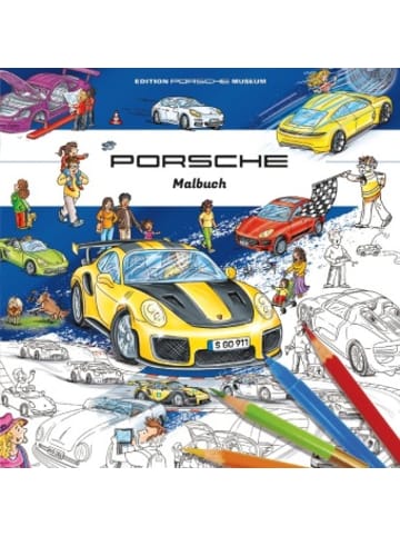 Wimmelbuchverlag Papeterie/PBS - Porsche Malbuch für Kinder