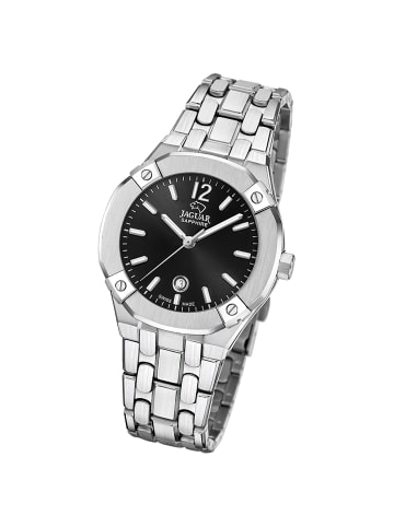 Jaguar Analog-Armbanduhr Jaguar Diplomatic silber mittel (ca. 35,5mm)