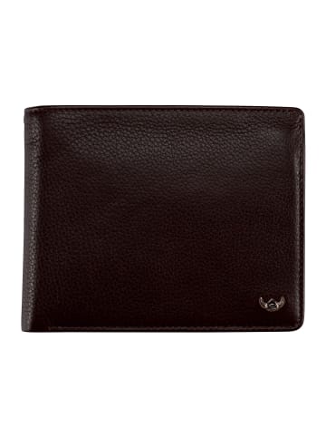 Golden Head Capri Geldbörse RFID Schutz Leder 12.5 cm in dunkelbraun