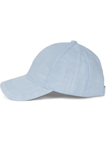 styleBREAKER Leinen Cap in Hellblau