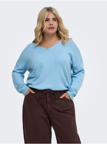 ONLY Carmakoma Strickpullover in Cashmere Blue
