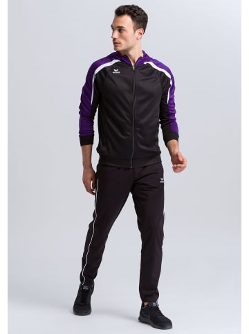 erima Liga 2.0 Trainingsjacke mit Kapuze in schwarz/violet/weiss