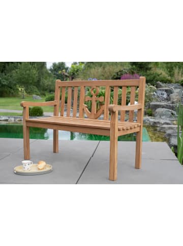 GMD Living Teak Gartenbank WOODIE Anker in Natur