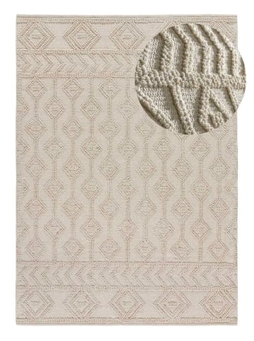 Atticgo Kurzflor-Teppich PAMUK in creme