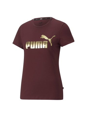 Puma T-Shirt in Lila (Aubergine)