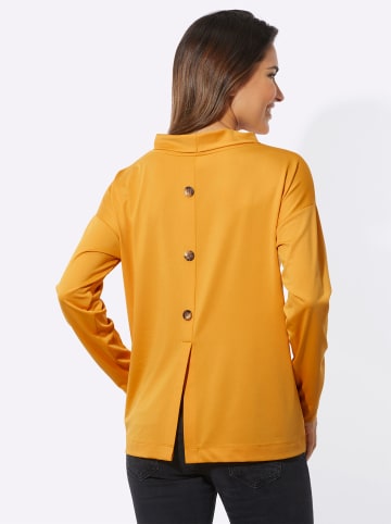 Sieh an! Langarm-Shirt in ocker