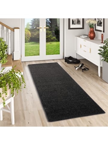 Snapstyle Hochflor-Teppich Luna in anthrazit