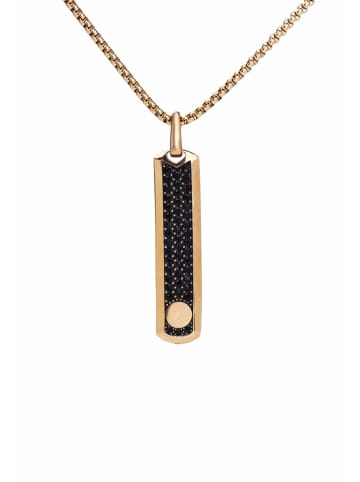 GT COLLECTION Kette mit Anhänger Zircon in gold