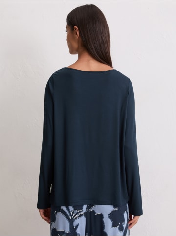 Marc O'Polo Pyjamaoberteil Mix N Match Cotton Modal in dark navy