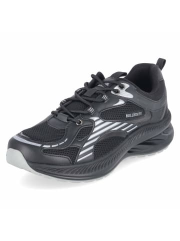 Bullboxer Low Sneaker in schwarz