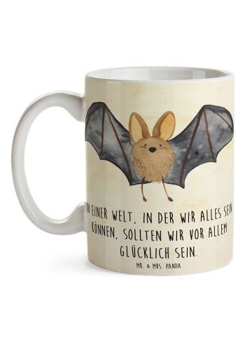 Mr. & Mrs. Panda Henkelbecher Fledermaus Flügel mit Spruch in Naturpapier