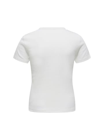 KIDS ONLY T-Shirt 'Lucky' in weiß