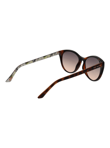 Ted Baker Sonnenbrille Katzenauge Braun