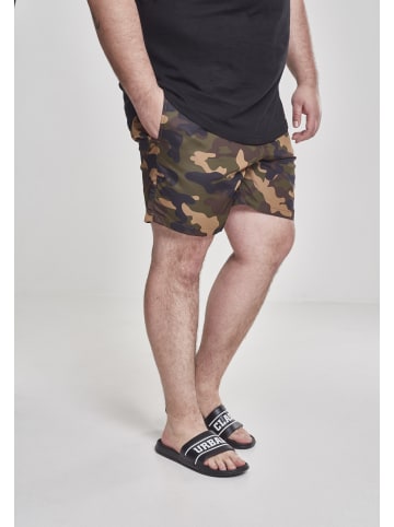 Urban Classics Badeshorts in woodcamo