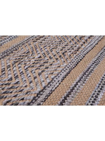 Kayoom Kurzflor Teppich Sienna 810 in grau - rechteckig