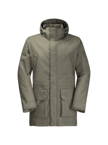 Jack Wolfskin M FIERCEWIND PARKA in Oliv