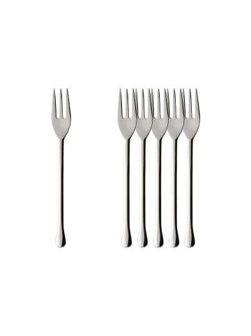 Villeroy & Boch 6er Set Kuchengabeln Udine 15,6 cm in edelstahl