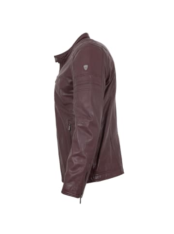 JILANI Lederjacke Lammnappa ox in Ochsenblutrot