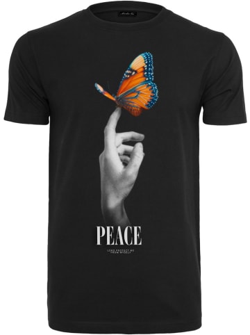 Mister Tee T-Shirt "Peace Butterfly Tee" in Schwarz