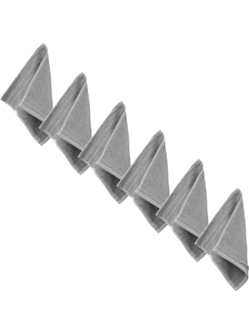 Erwin Müller Frottier Seiftuch 6er-Pack Heidelberg in hellgrau