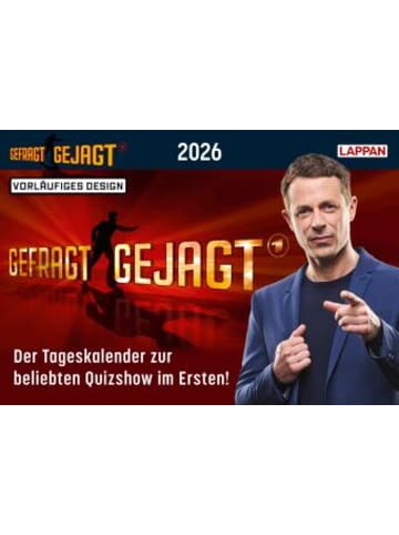 LAPPAN Kalender - Gefragt Gejagt - Tagesabreißkalender 2026