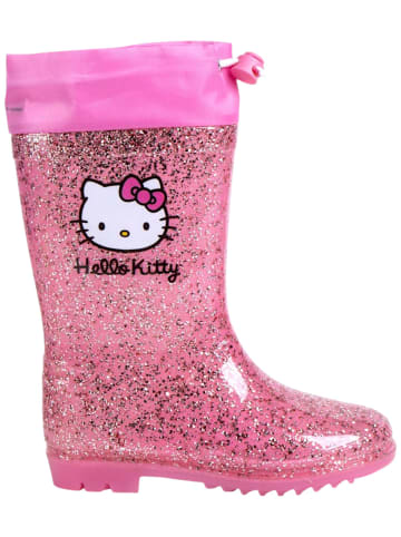 Cerda Gummistiefel Hello Kitty mit Glitzer in Pink